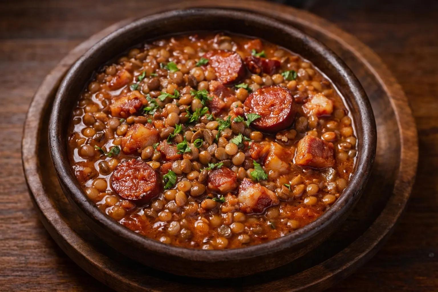 Popular item de Paxapoga : Lentejas a la española